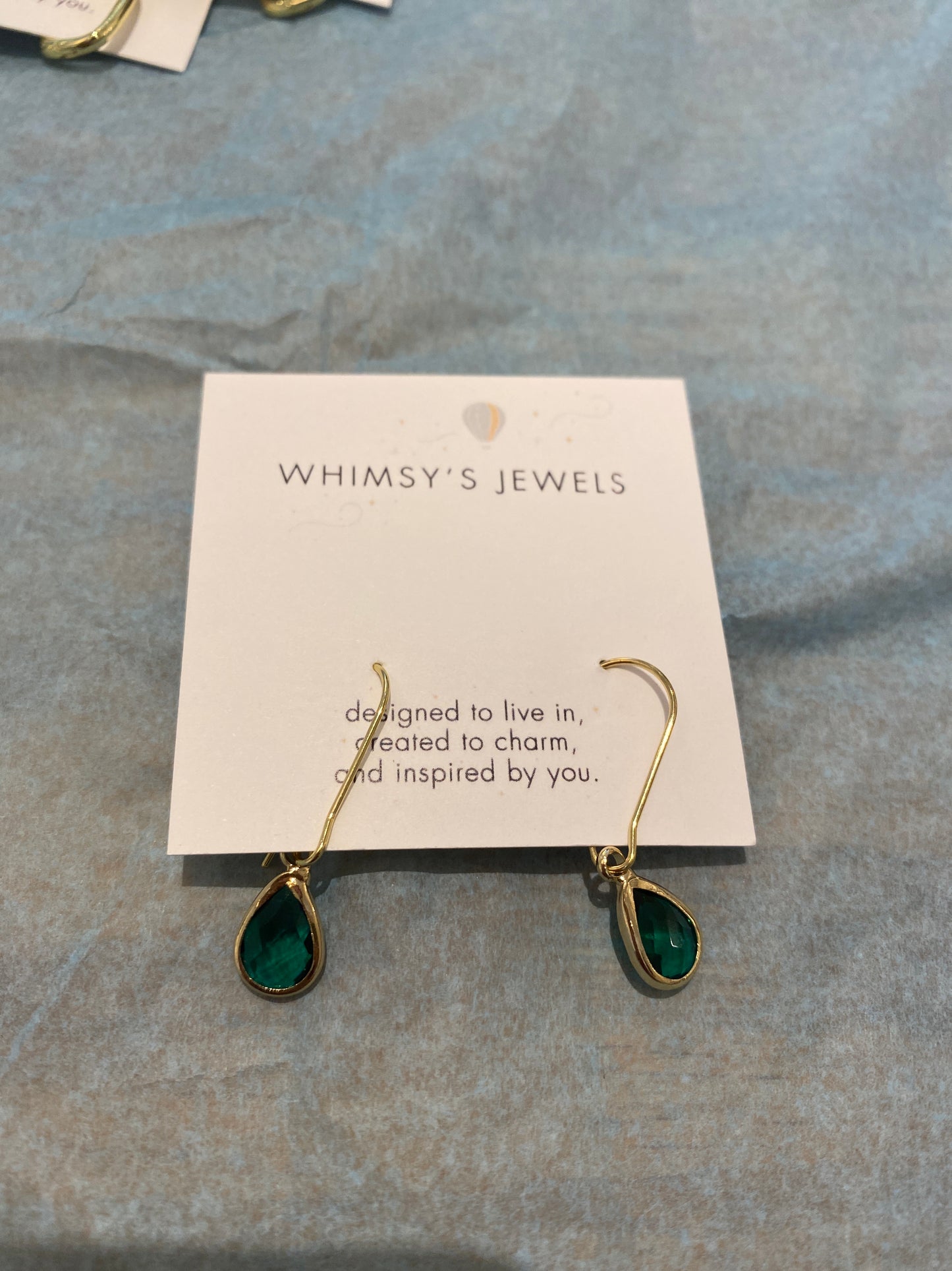 Whimsy’s Jewels | Kidney Hook Drop Earrings