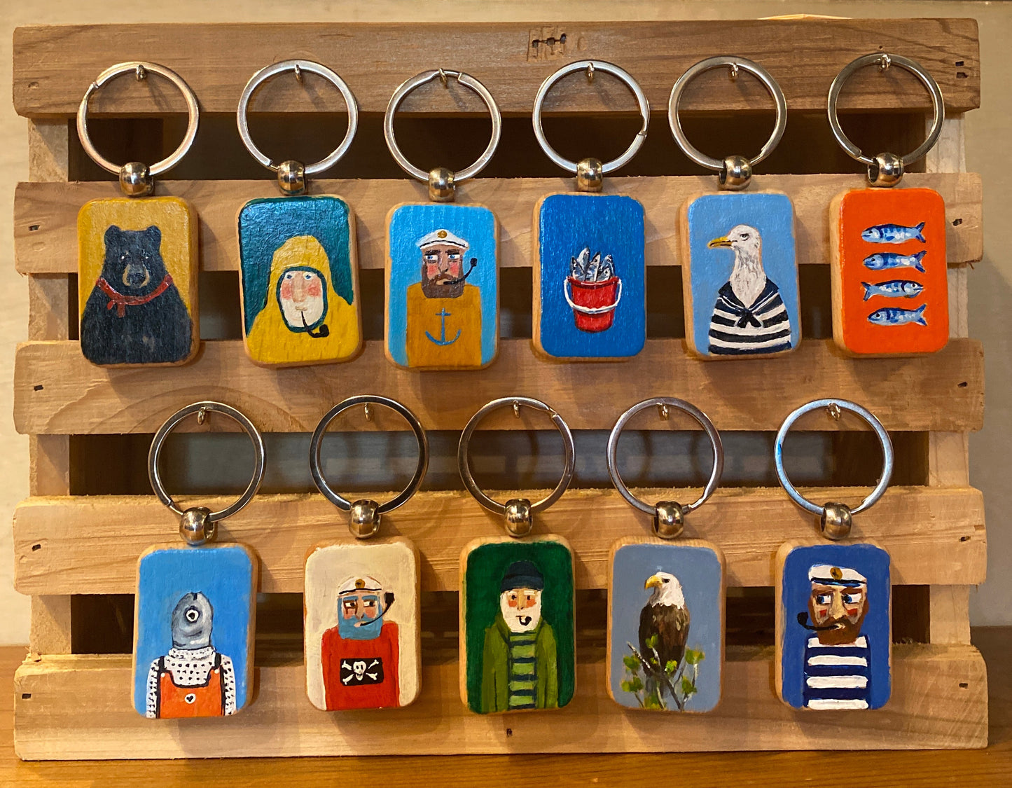 Lartdalex | Handpainted Mini Art Painted Keychains