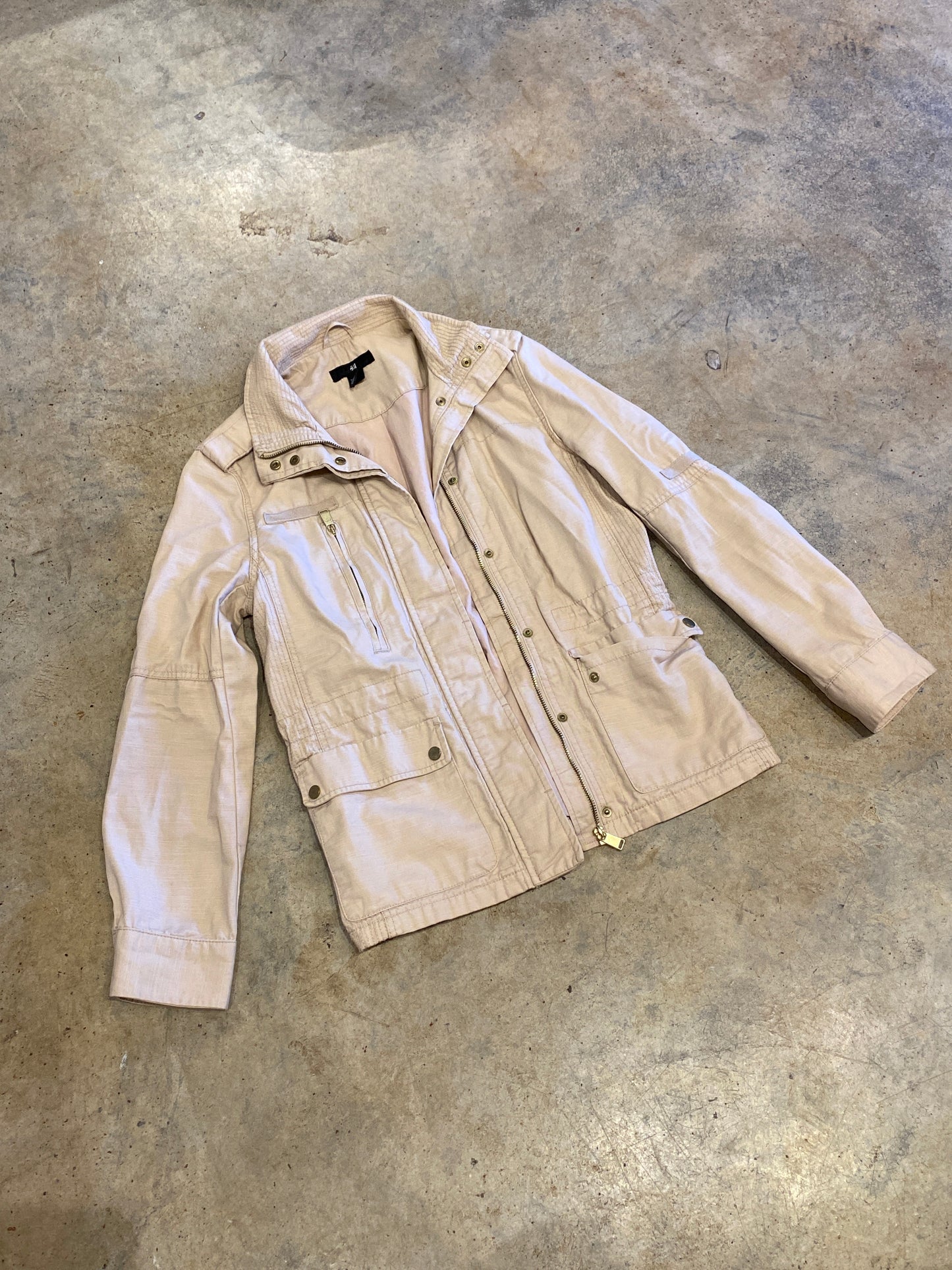 H&M Beige Zip Jacket