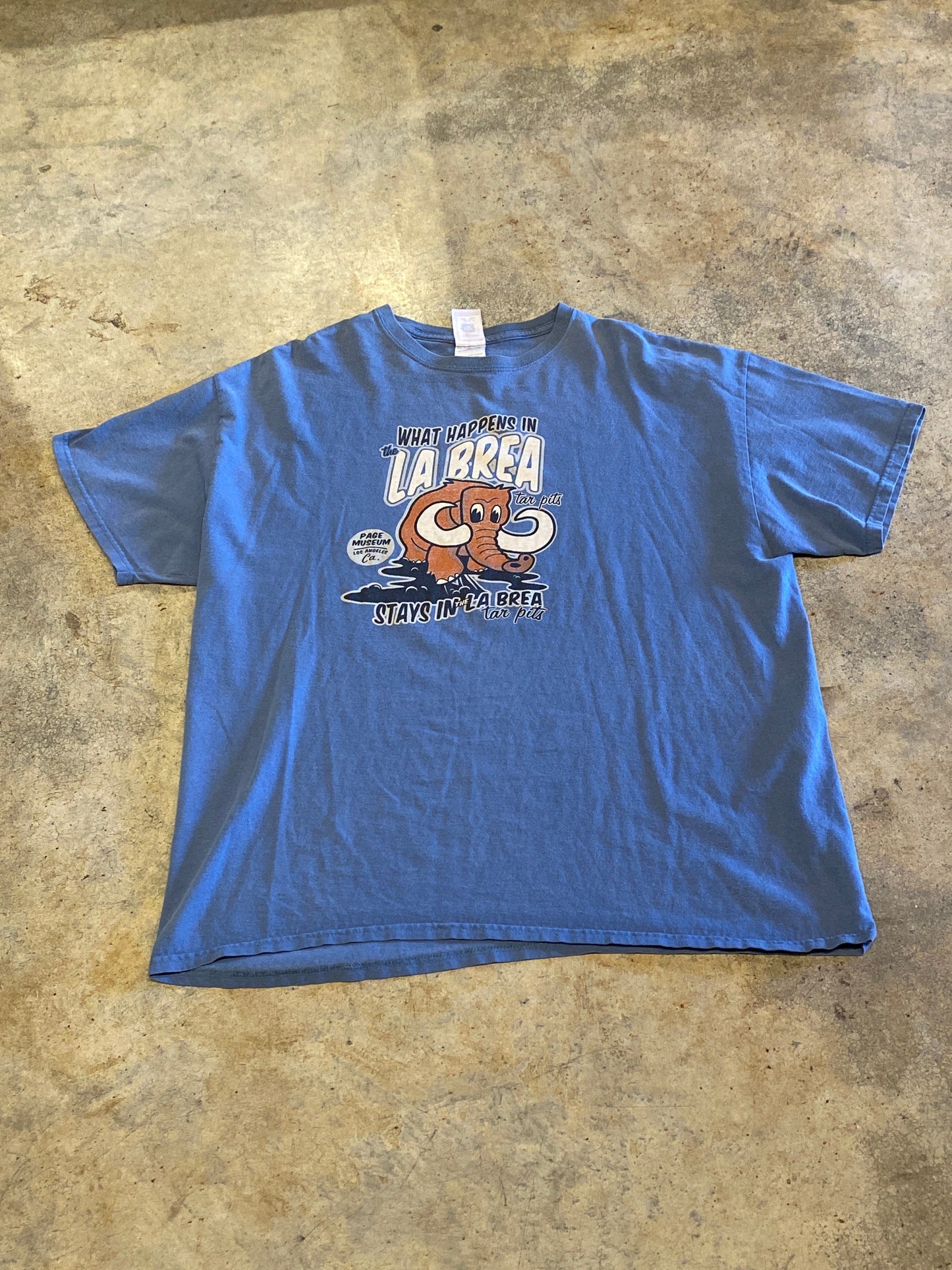 The Duck What Happens in La Brea Blue Shirt XLarge