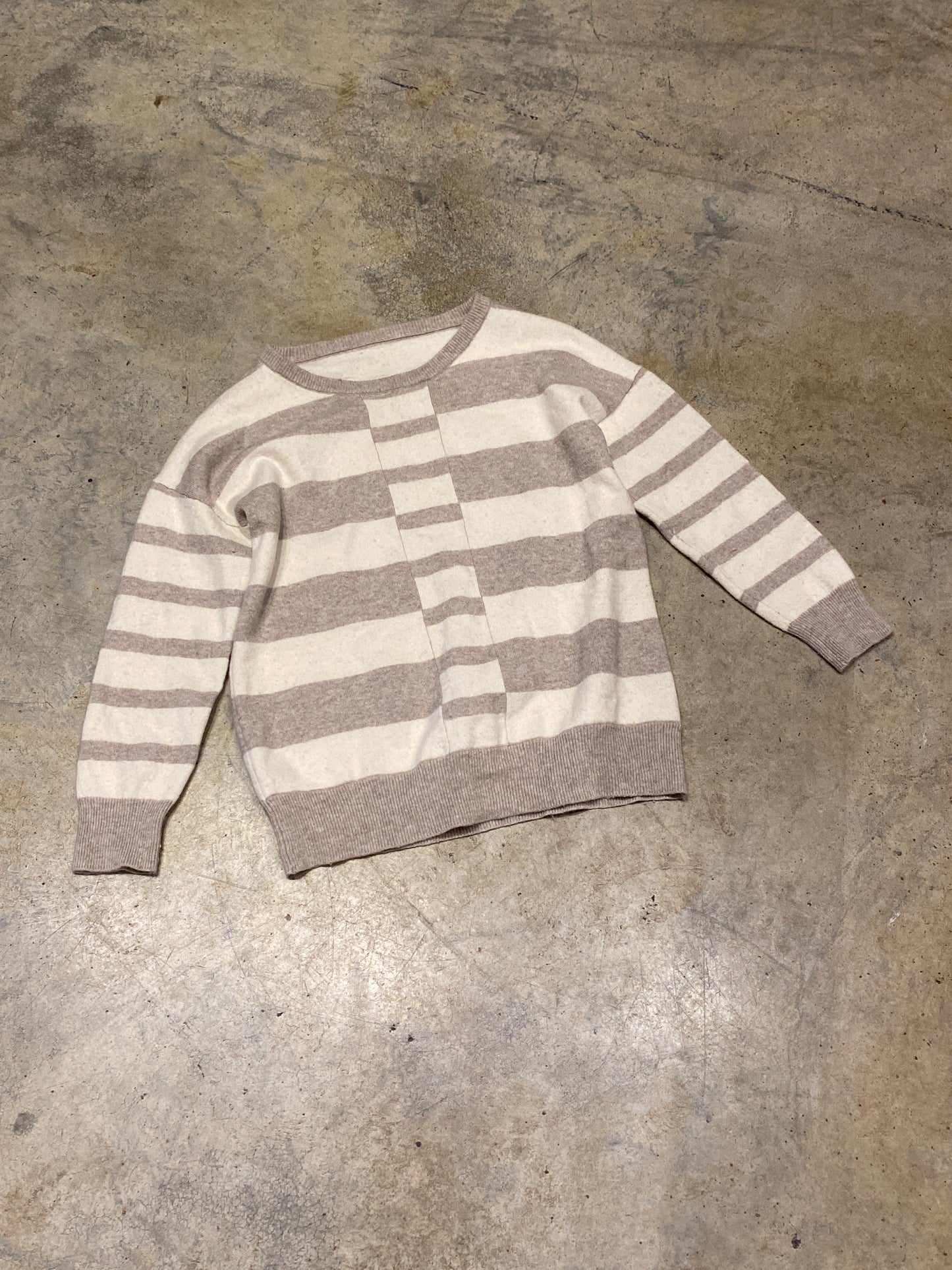 Unbranded Cream Tan Cashmere Wool Sweater