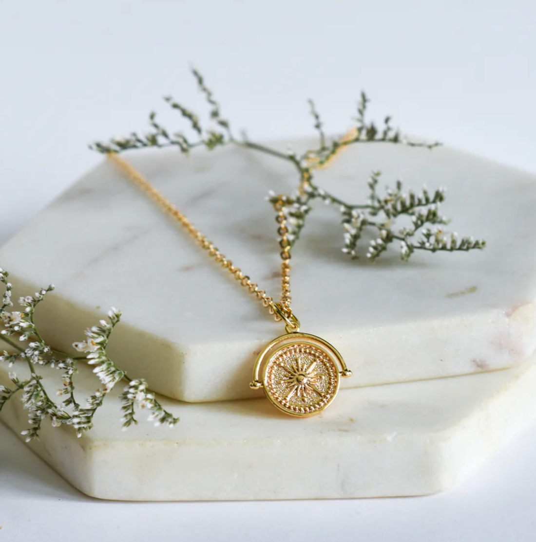 Whimsy’s Jewels | Sun Coin Necklace