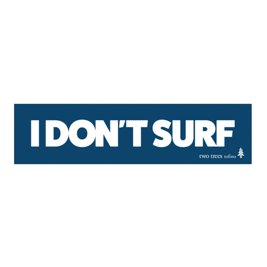 Two Trees | I Don't Surf Sticker