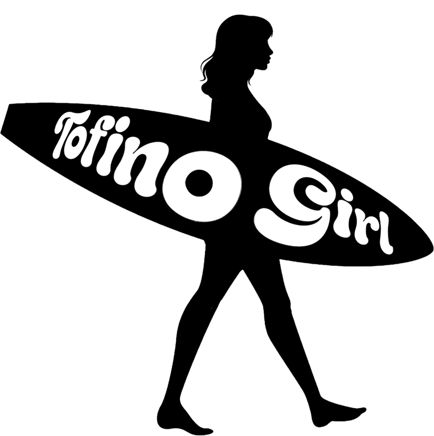 Two Trees | Tofino Girl Die Cut Sticker