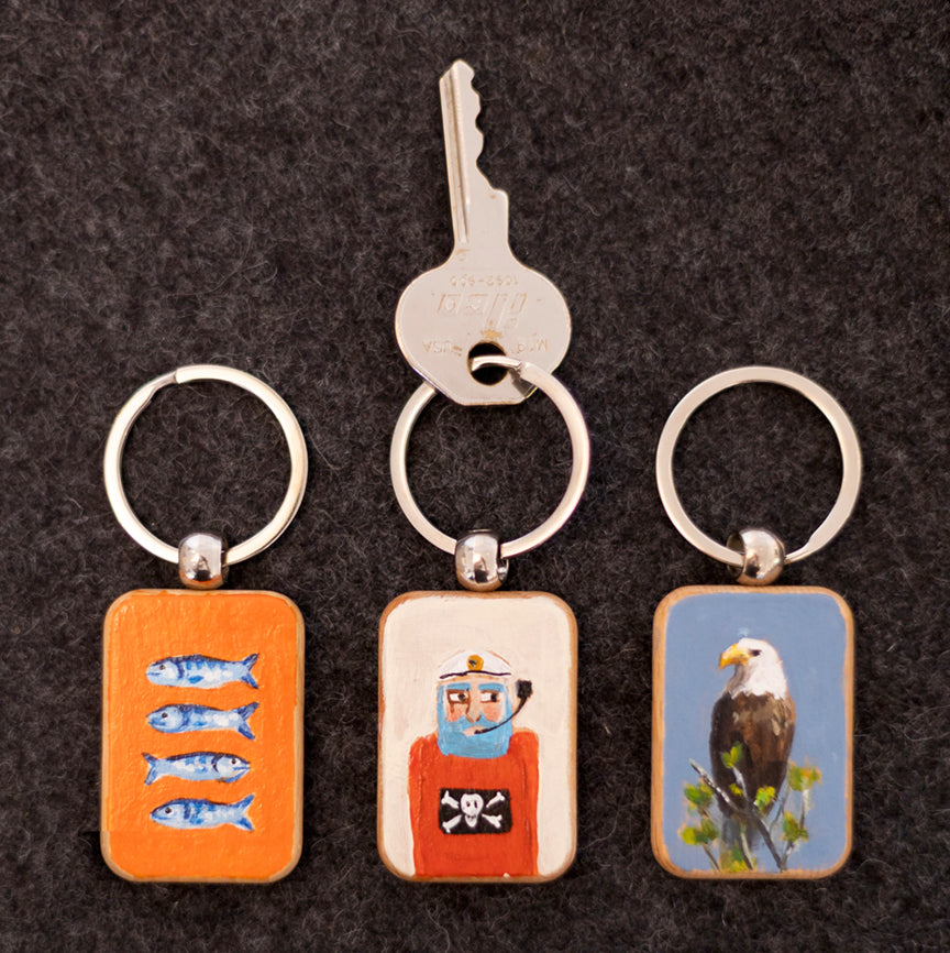 Lartdalex | Hand Painted Mini Art Keychains