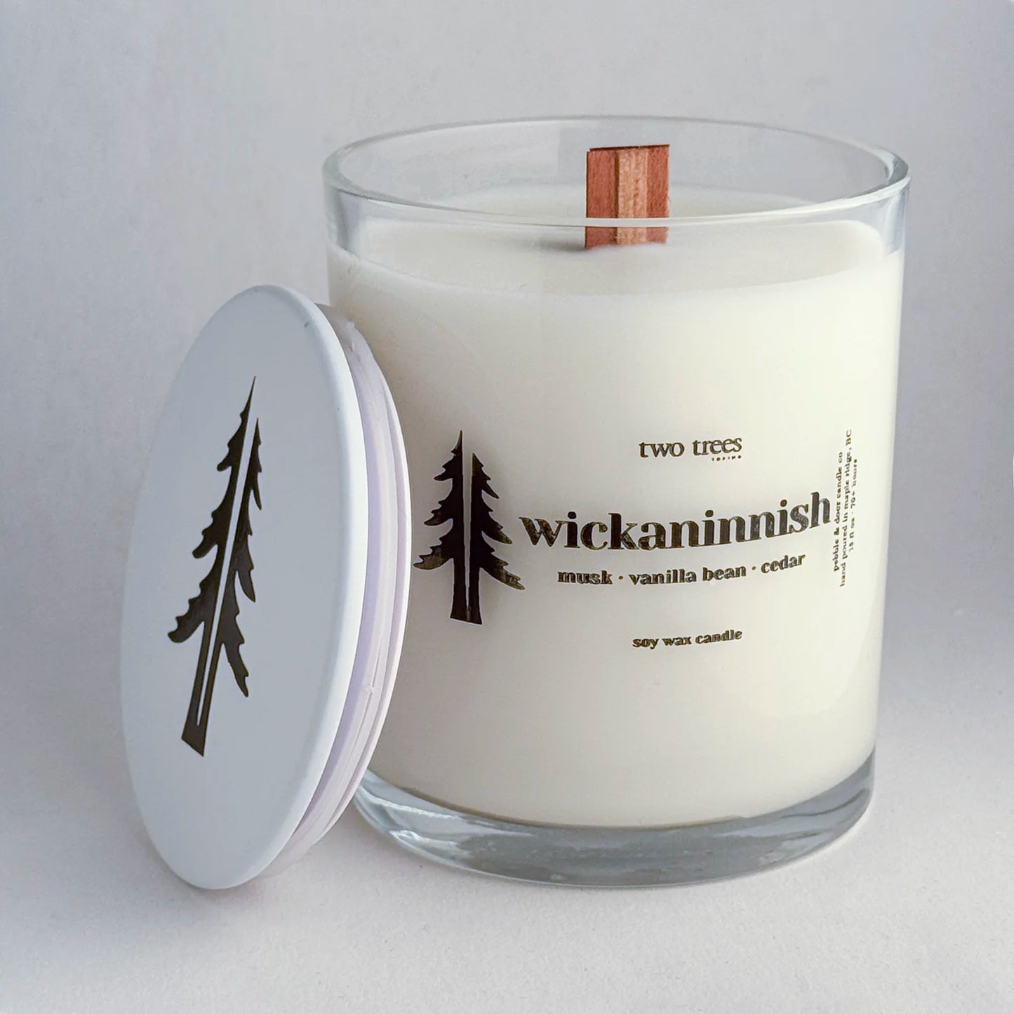 Two Trees x P&D | Glass Candle with Lid