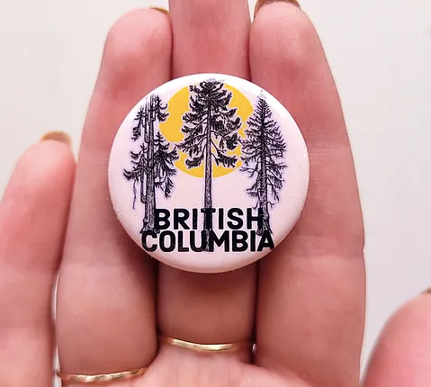 Hello Yellow Canary - 1.5” Large Button Pin