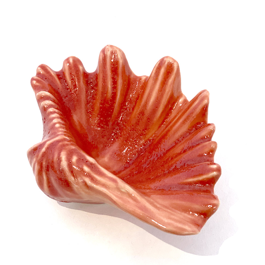 Kay Ceramic Sea Shell Soap Dish