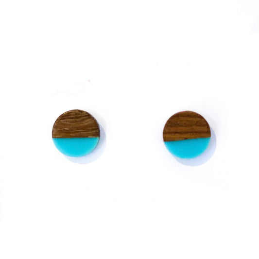 Whimsy’s Jewels | Wood & Resin Stud Earrings