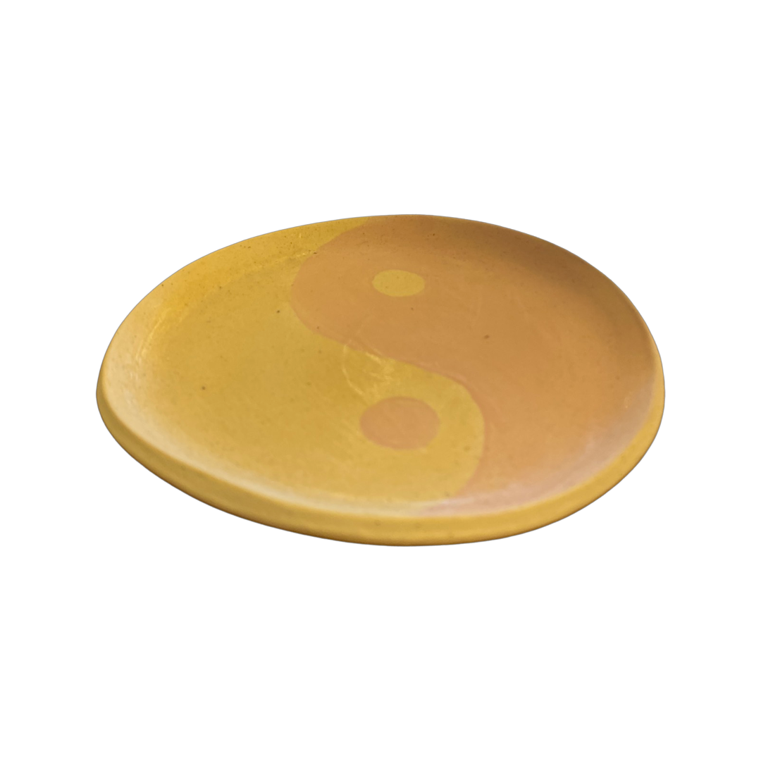 Sowhere Ceramic Painted Yin & Yang Side Plate