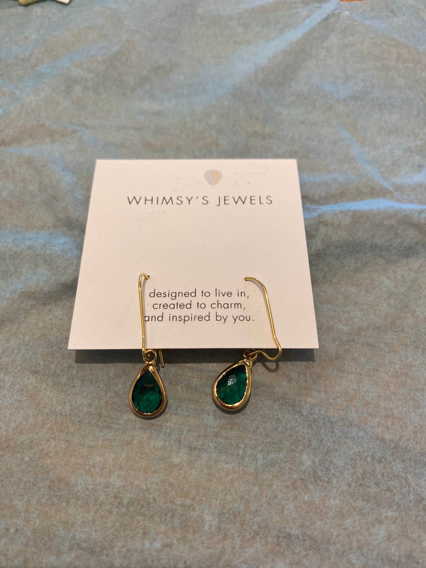 Whimsy’s Jewels | Kidney Hook Drop Earrings