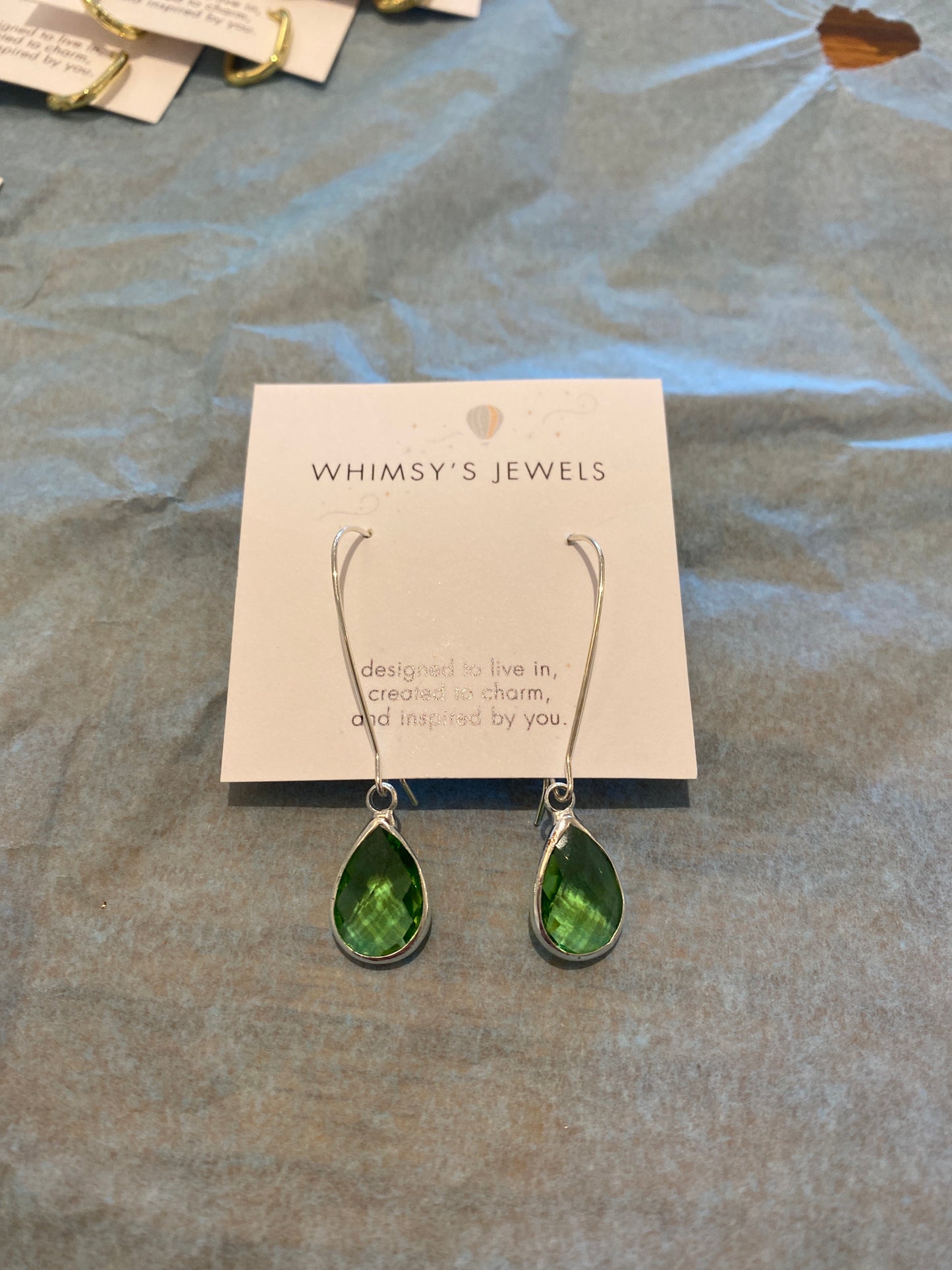 Whimsy’s Jewels | Kidney Hook Drop Earrings