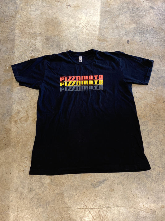 Gildan Pizzamoto Large Black SS Shirt