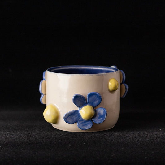Morg Made This | Sculpted Flower Ceramic Tumbler