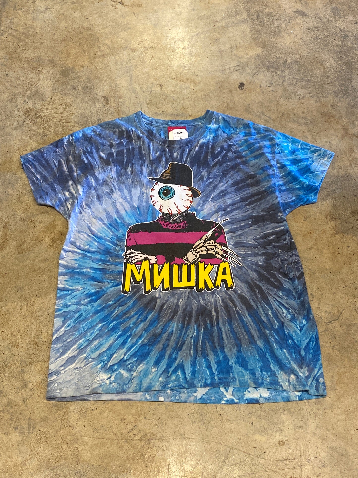 Mishka Large Tie Dye Eyeball freddy Tee RV050