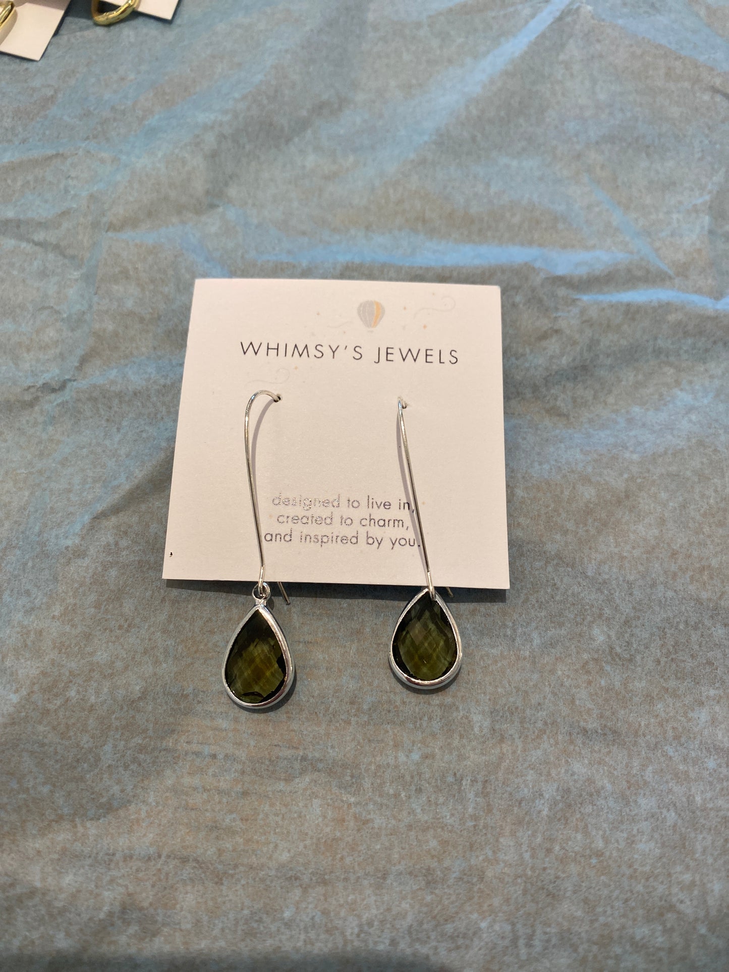 Whimsy’s Jewels | Kidney Hook Drop Earrings
