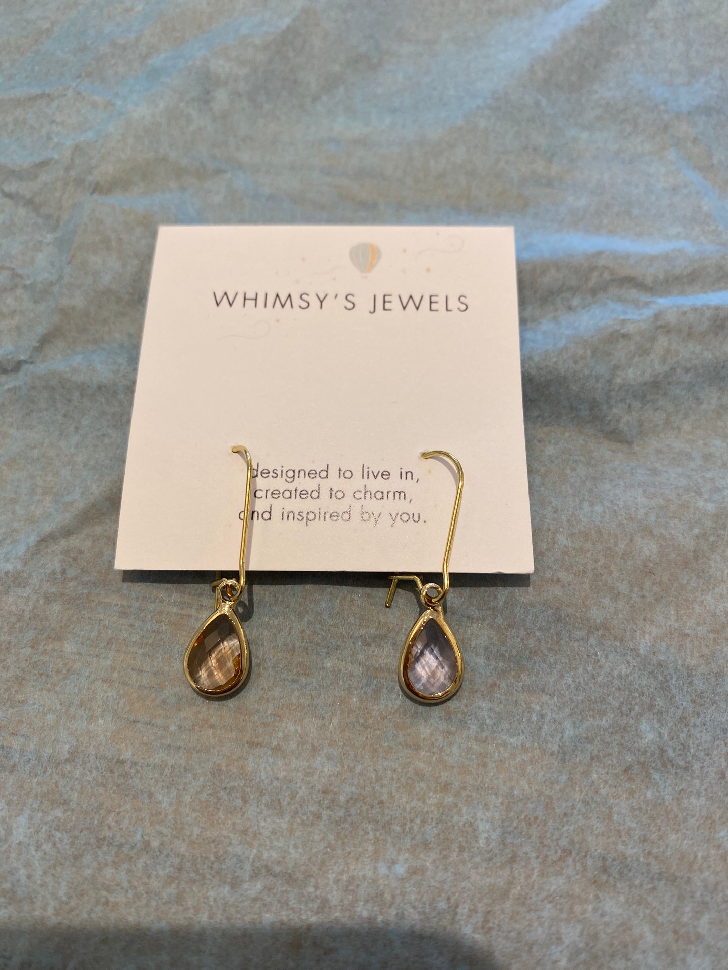 Whimsy’s Jewels | Kidney Hook Drop Earrings