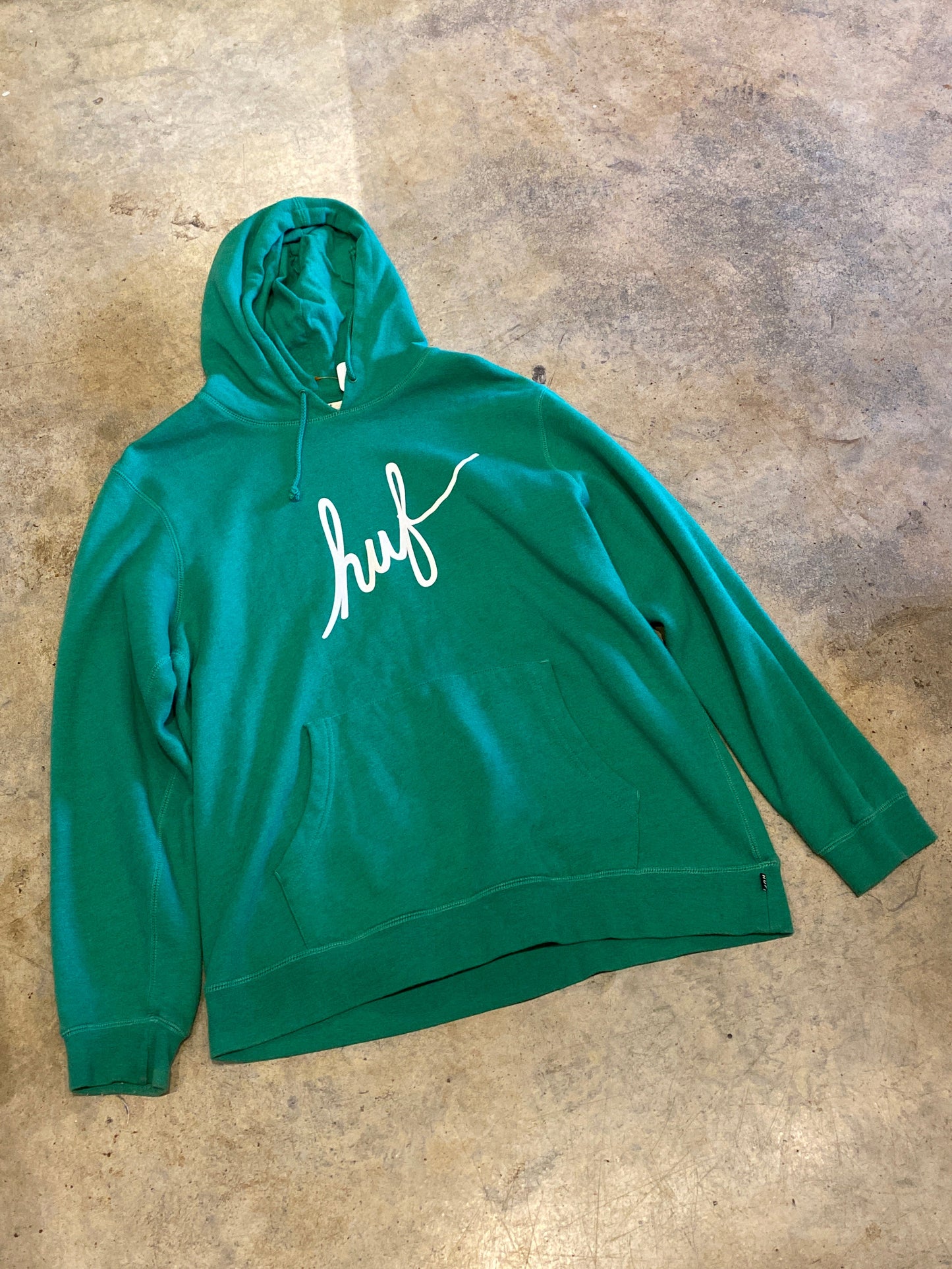 Huf Green Large Hoodie RV075