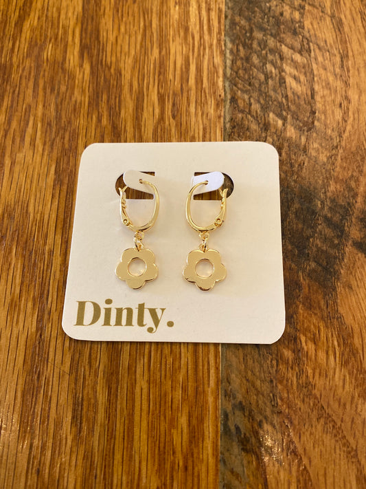 Dinty Designs | Daisy Dangle Earrings