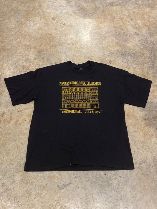Platinum Plus Canadian Carnegie Hall July 8, 1995 Black Single Stitch Shirt XLarge