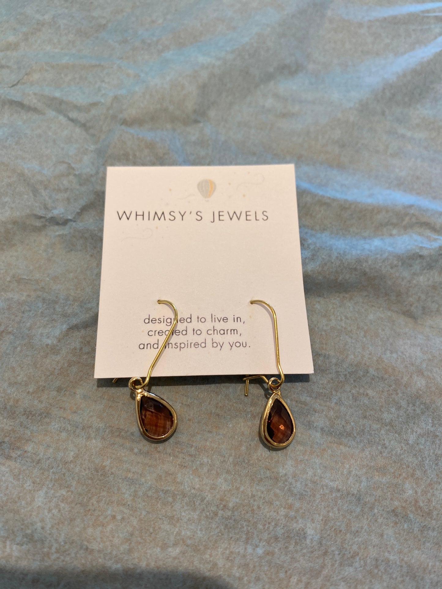 Whimsy’s Jewels | Kidney Hook Drop Earrings