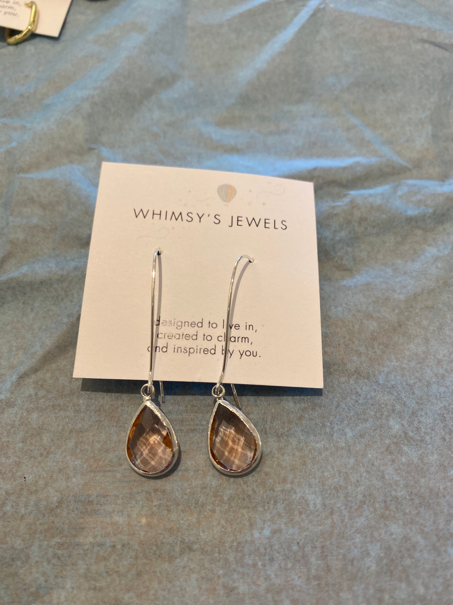 Whimsy’s Jewels | Kidney Hook Drop Earrings