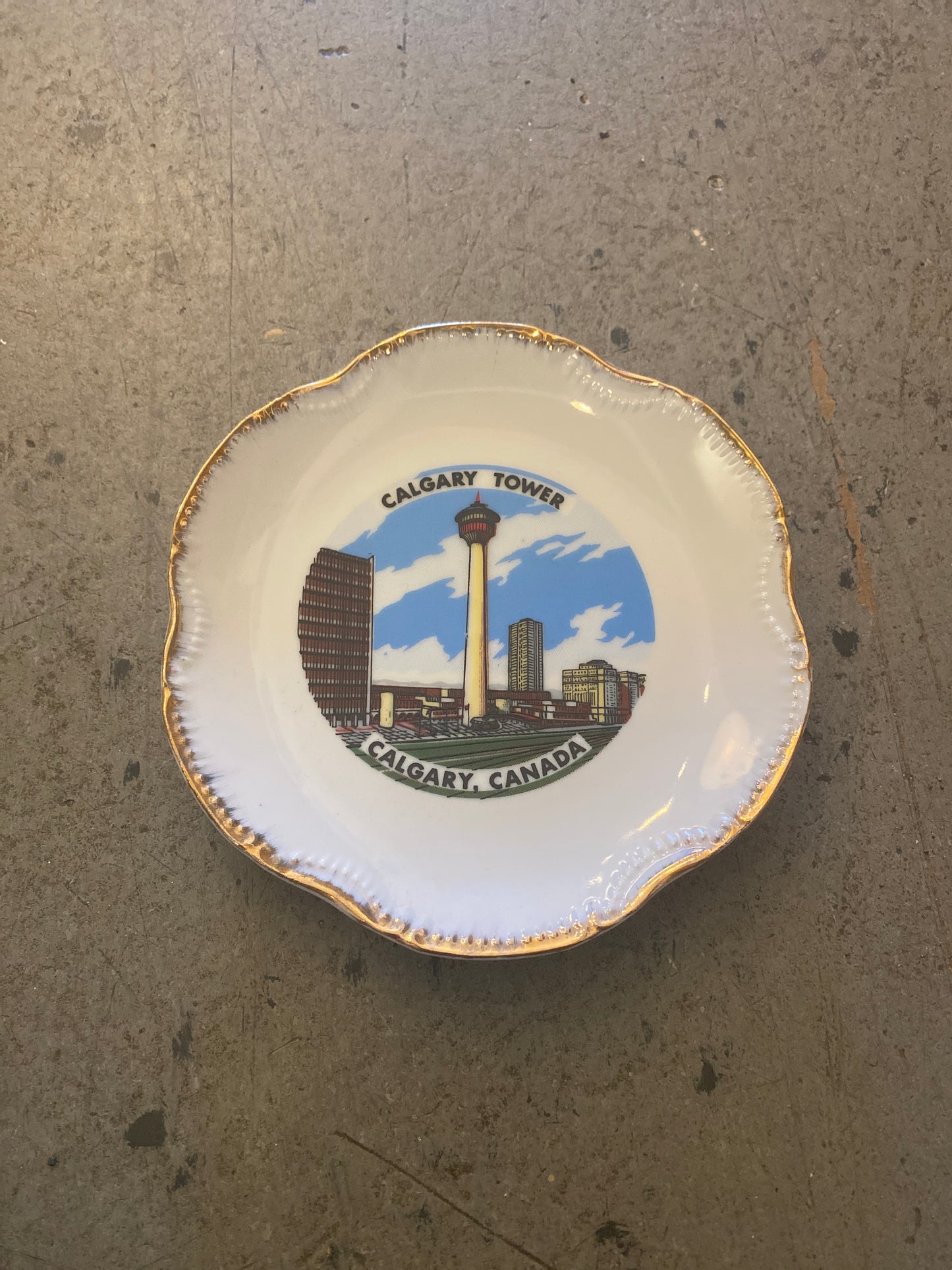 Calgary Tower Collector Plate