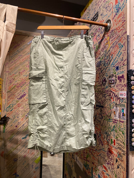 Orange Kiss Parachute Beige Skirt