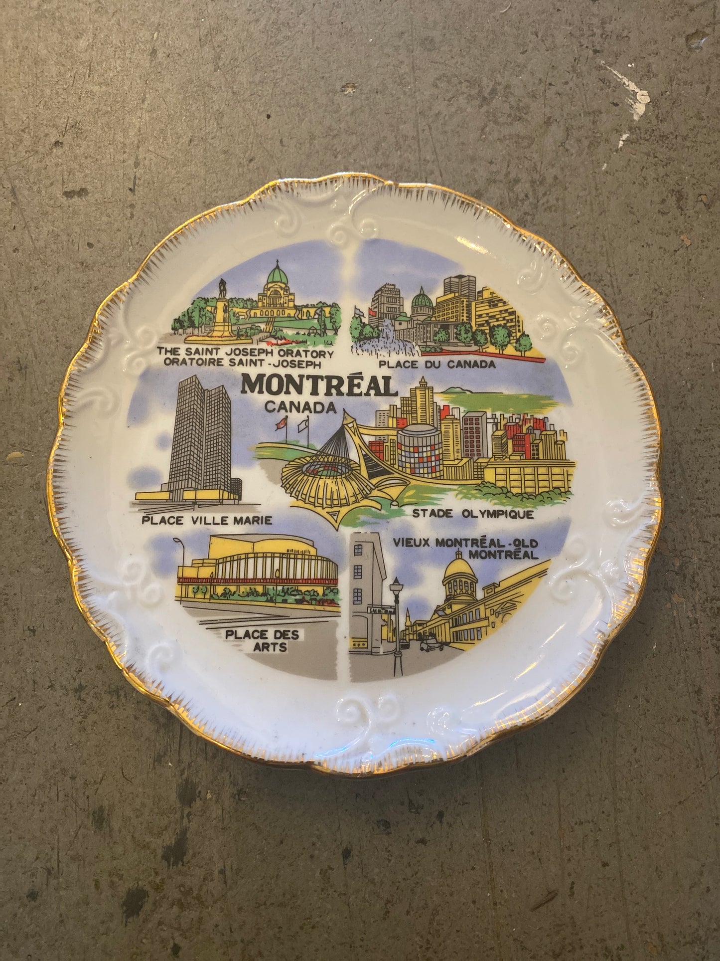 Montreal Canada Collector Plate