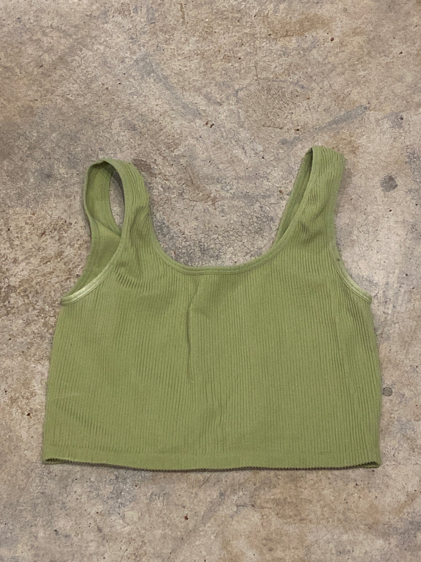 Ardene Green Mini Crop Tank