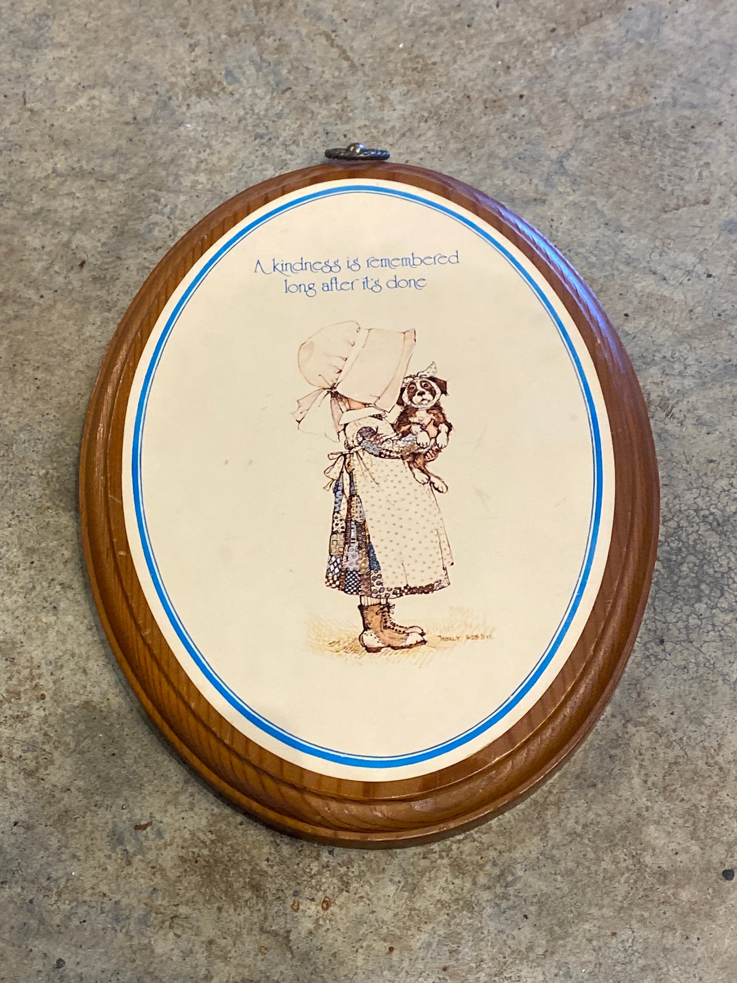 Holly hobbie A Kindness Wood Plaque