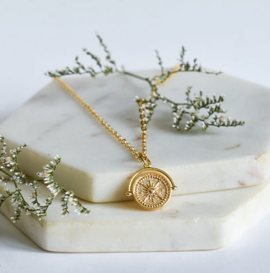 Whimsy’s Jewels | Sun Coin Necklace