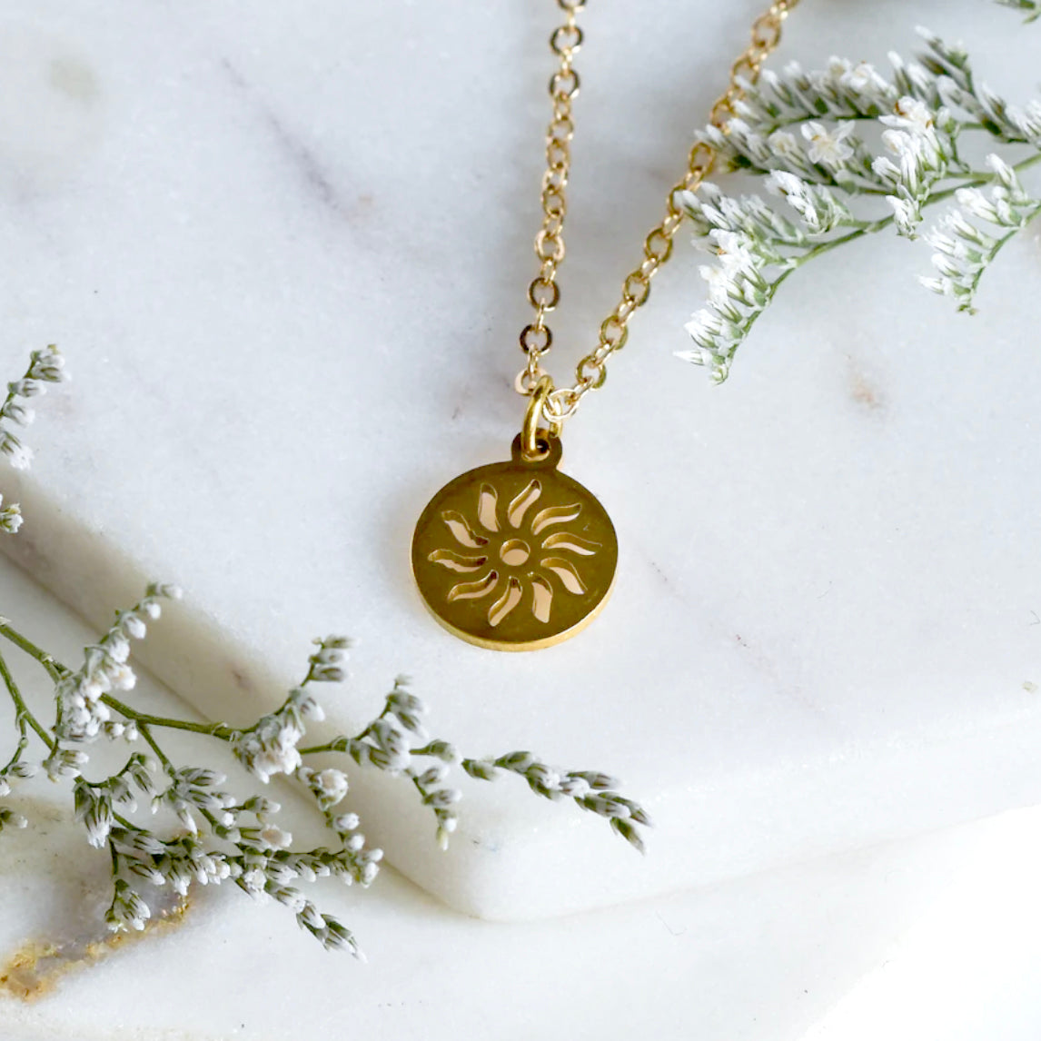 Whimsy’s Jewels | Sun Medallion Necklace