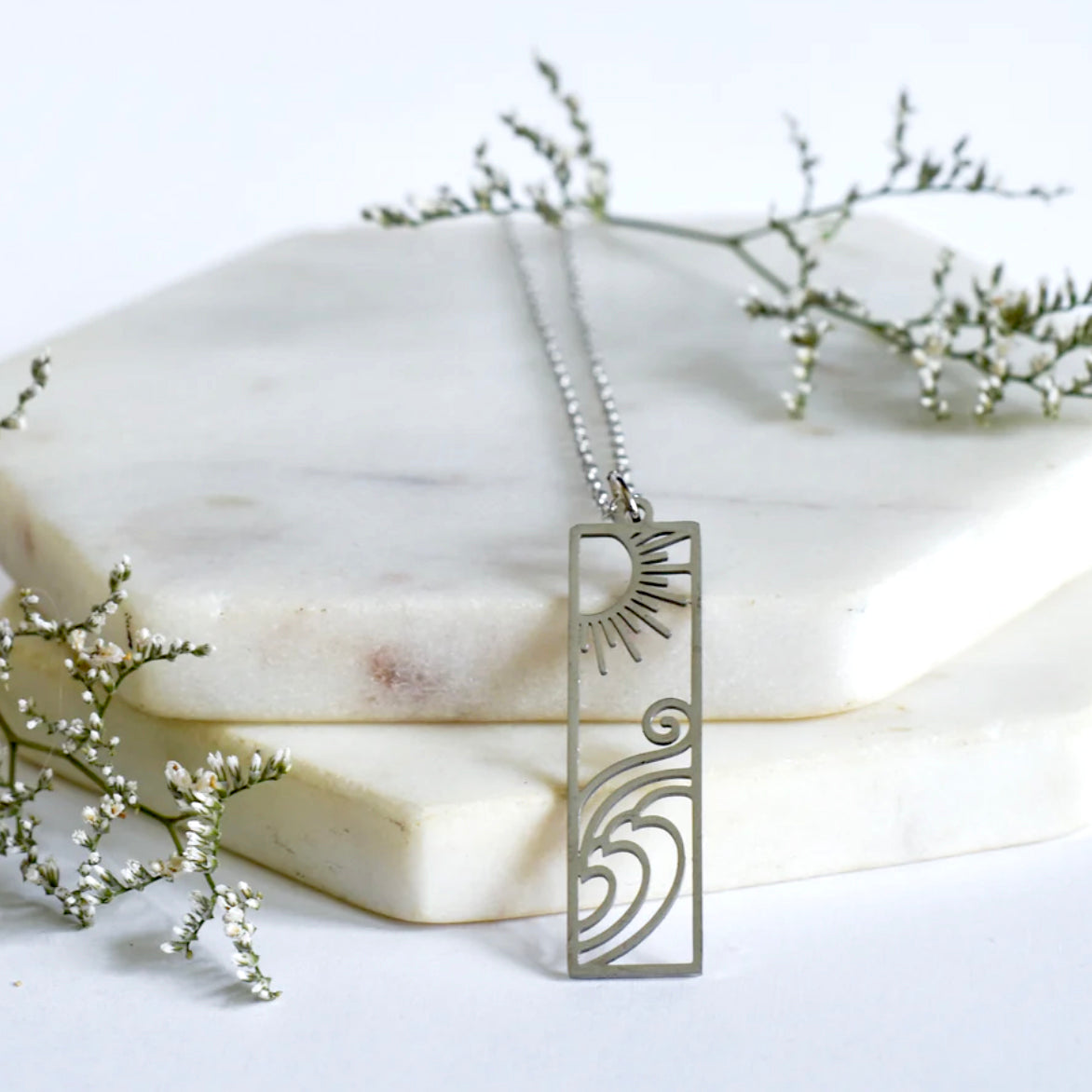 Whimsy’s Jewels | Sun & Waves Necklace