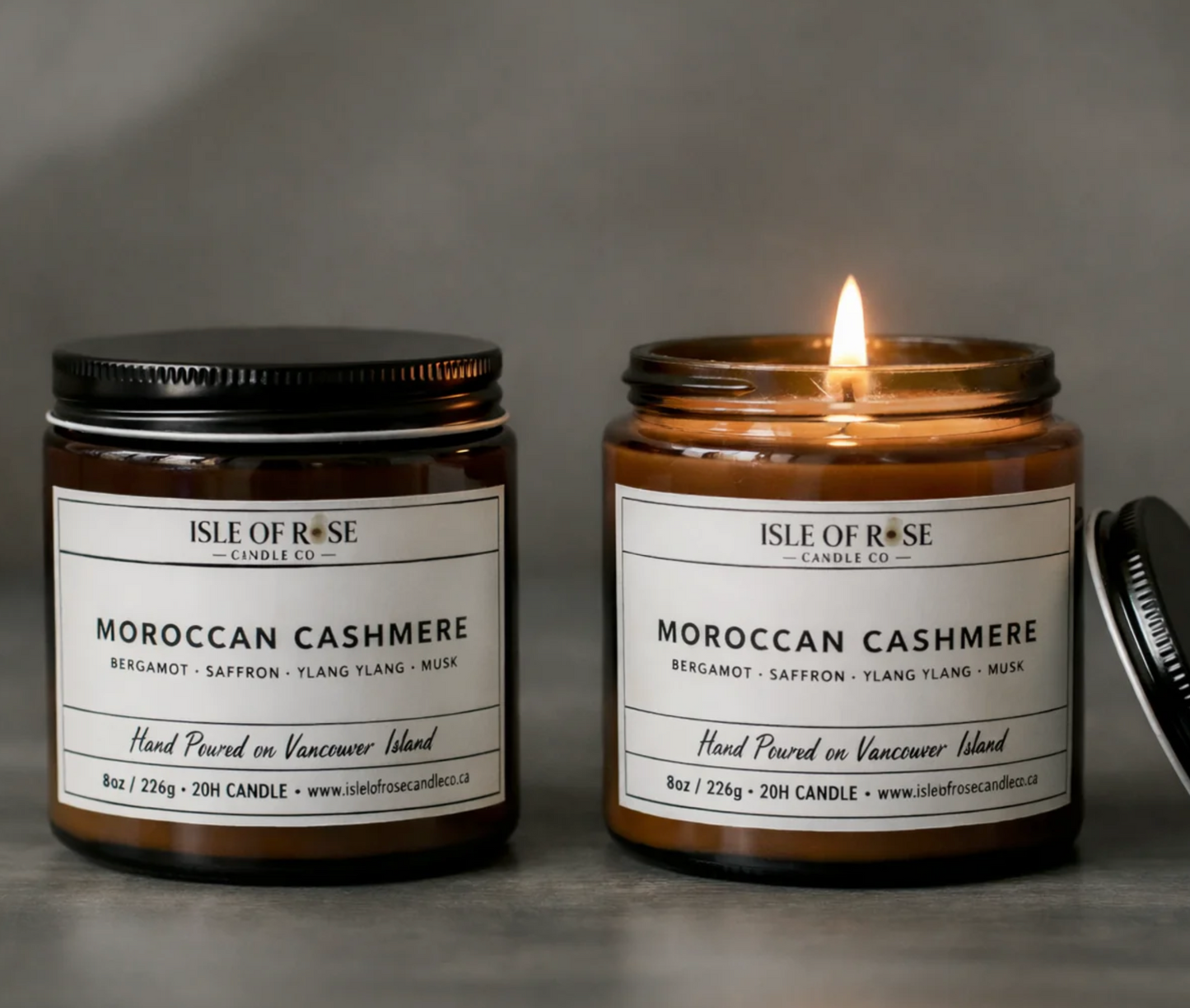 Isle of Rose | Glass Soy Candles