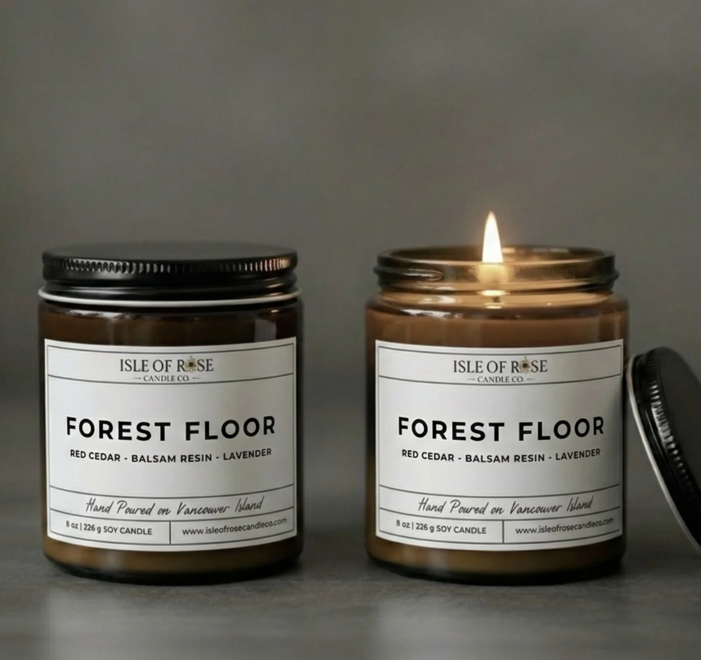 Isle of Rose | Glass Soy Candles