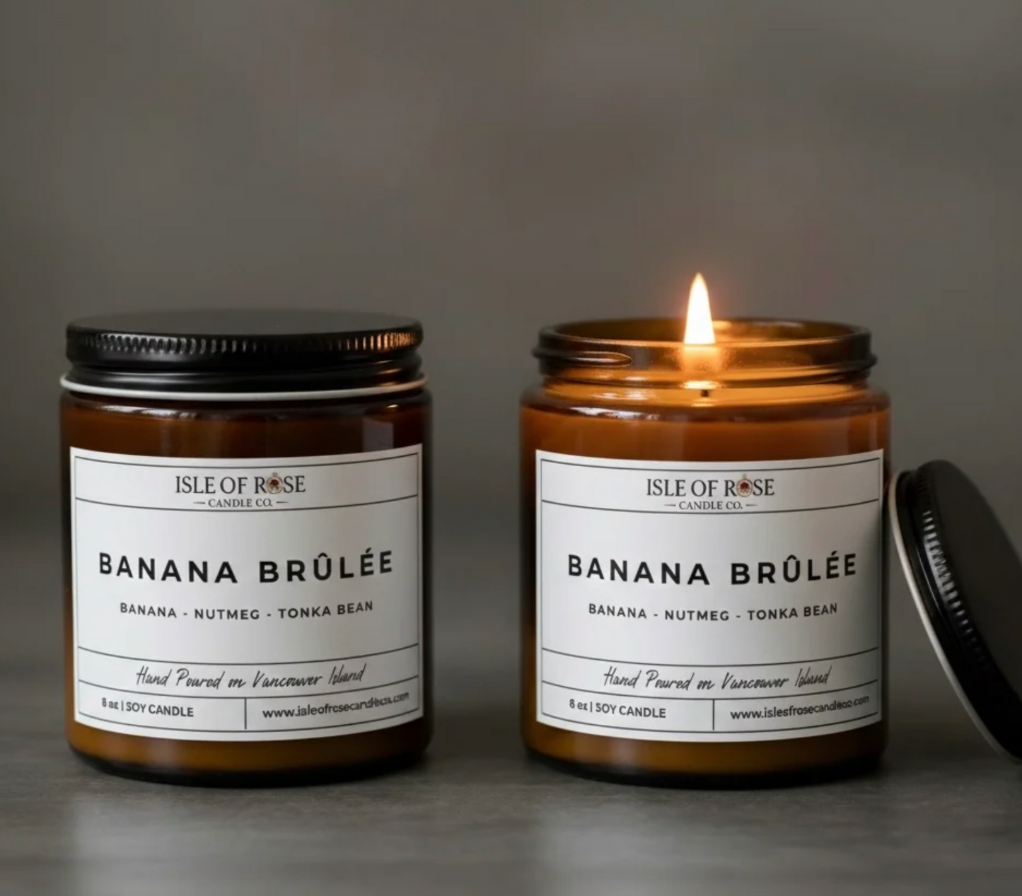 Isle of Rose | Glass Soy Candles