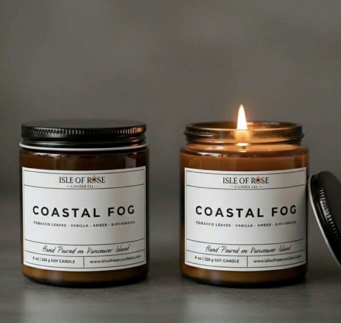 Isle of Rose | Glass Soy Candles