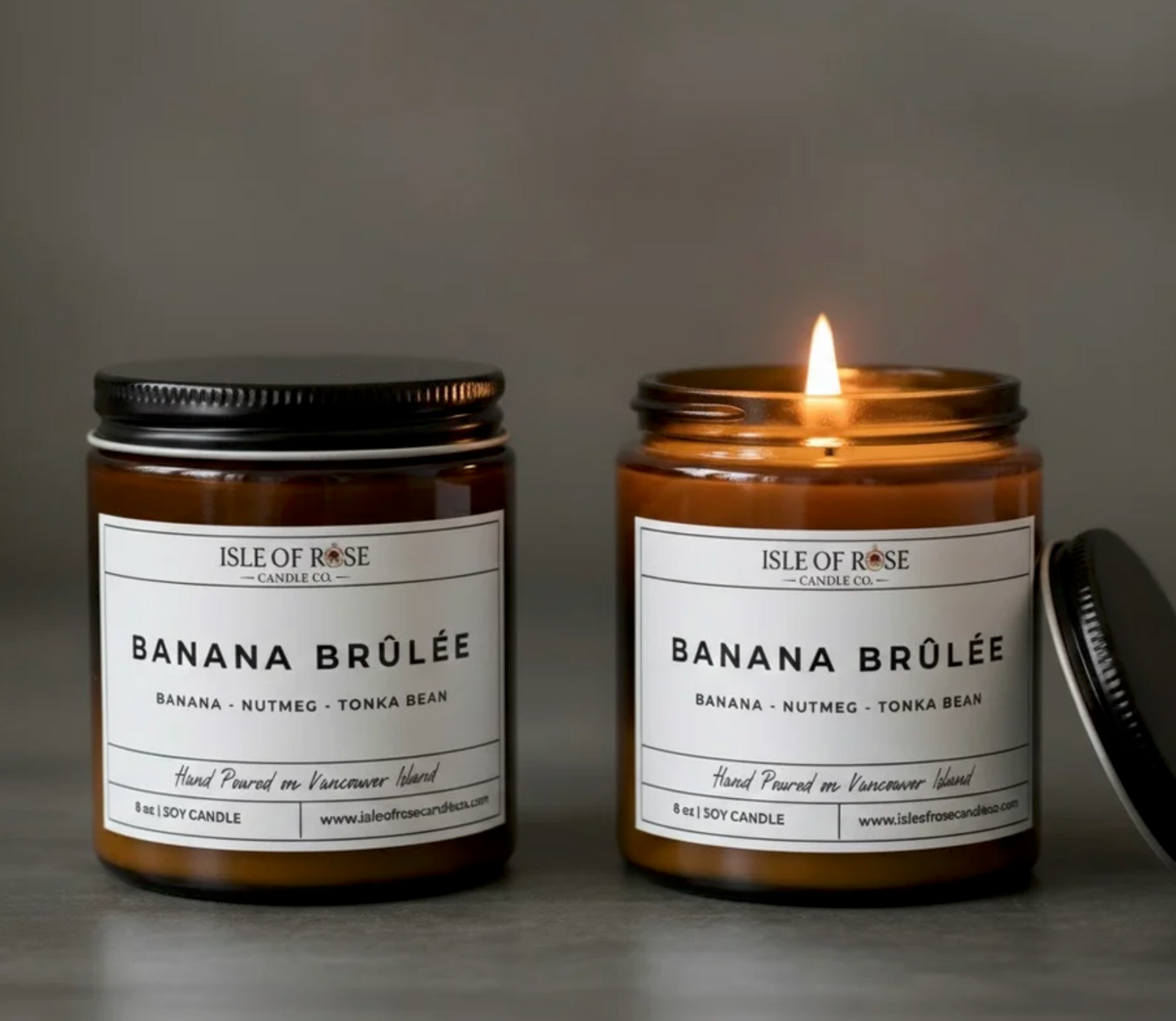 Isle of Rose | Glass Soy Candles