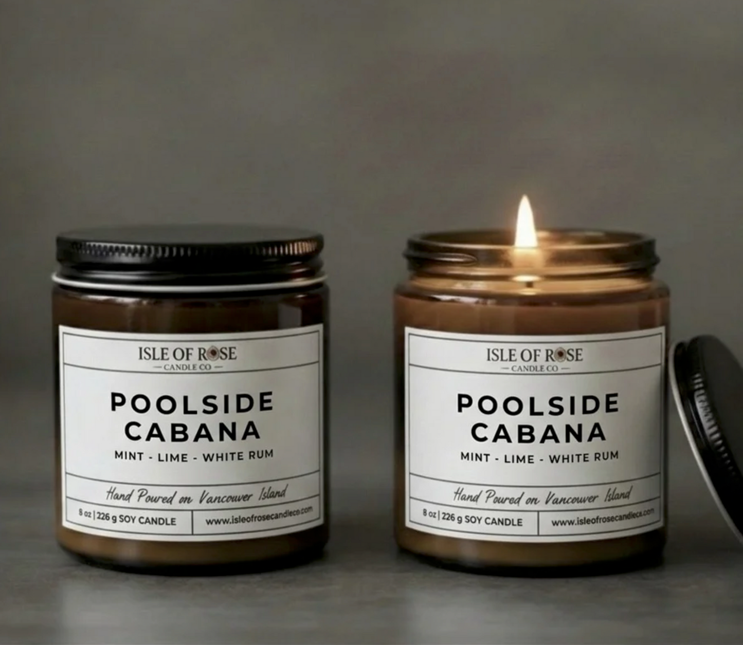 Isle of Rose | Glass Soy Candles
