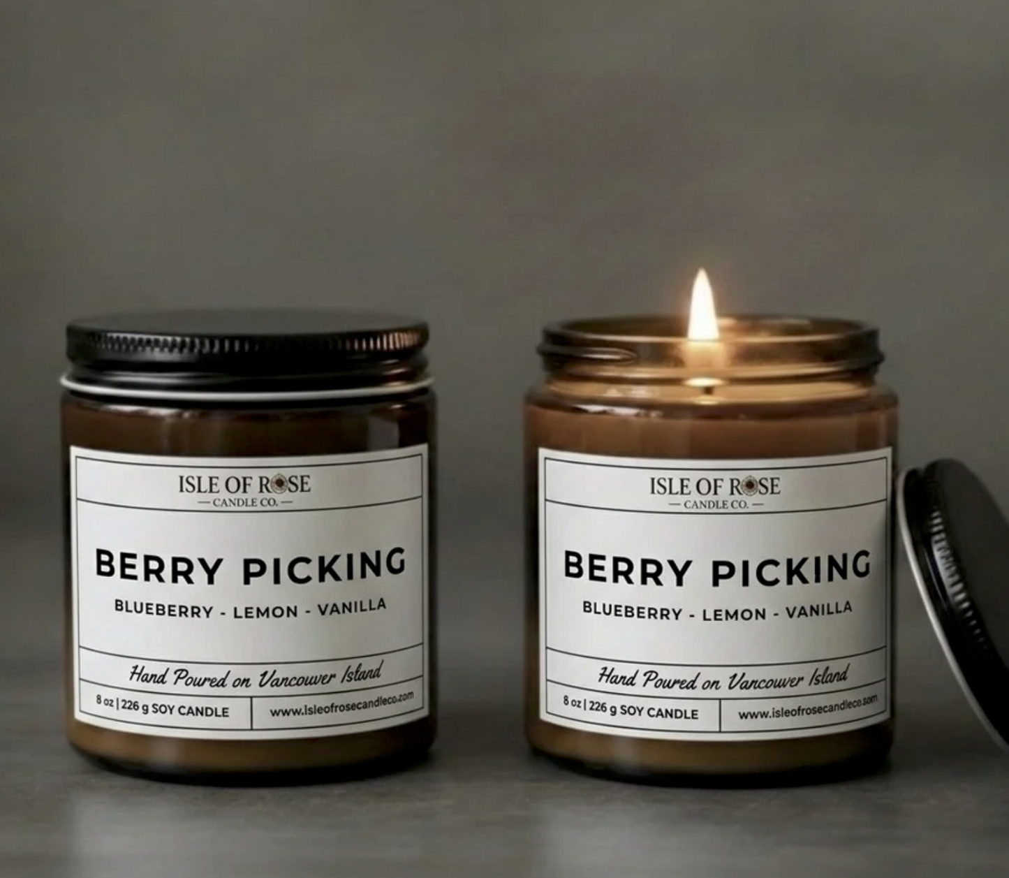 Isle of Rose | Glass Soy Candles