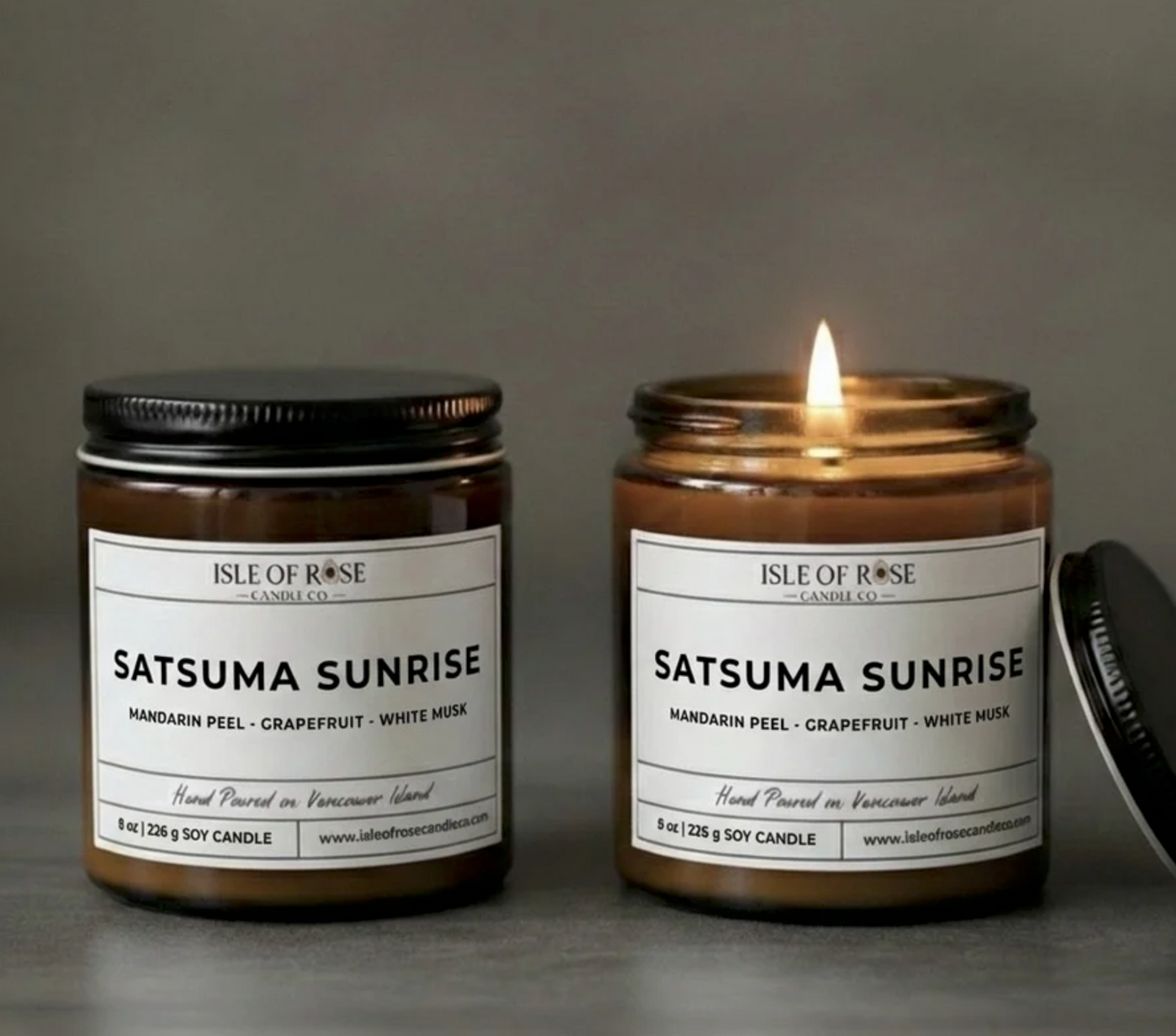 Isle of Rose | Glass Soy Candles