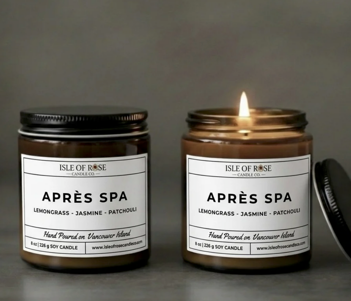 Isle of Rose | Glass Soy Candles
