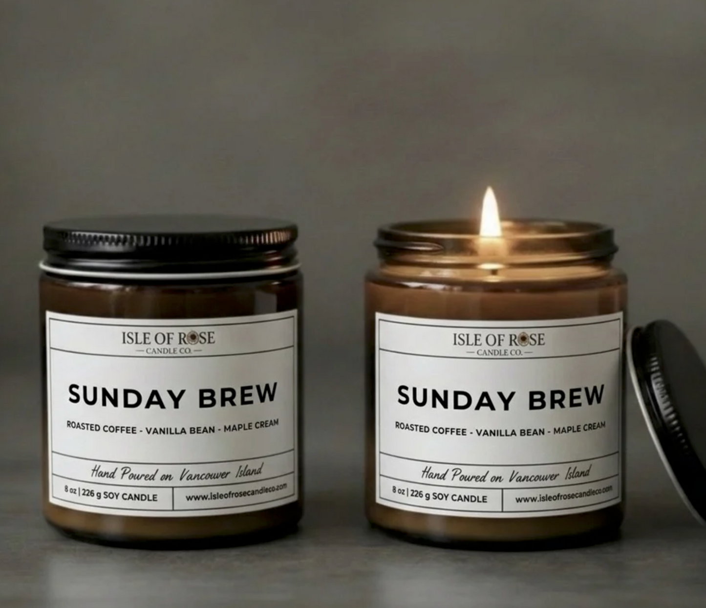 Isle of Rose | Glass Soy Candles