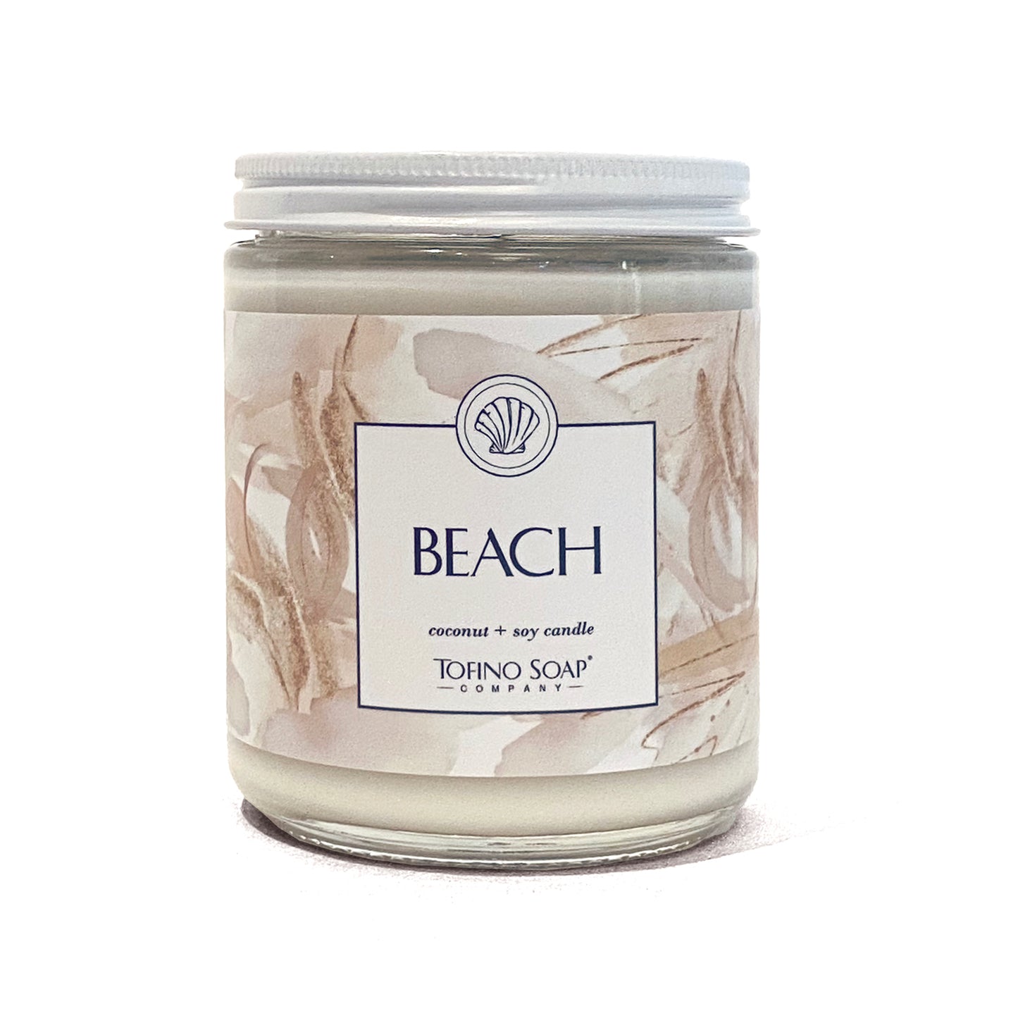 TSC | Beach Natural Candle Glass 8oz