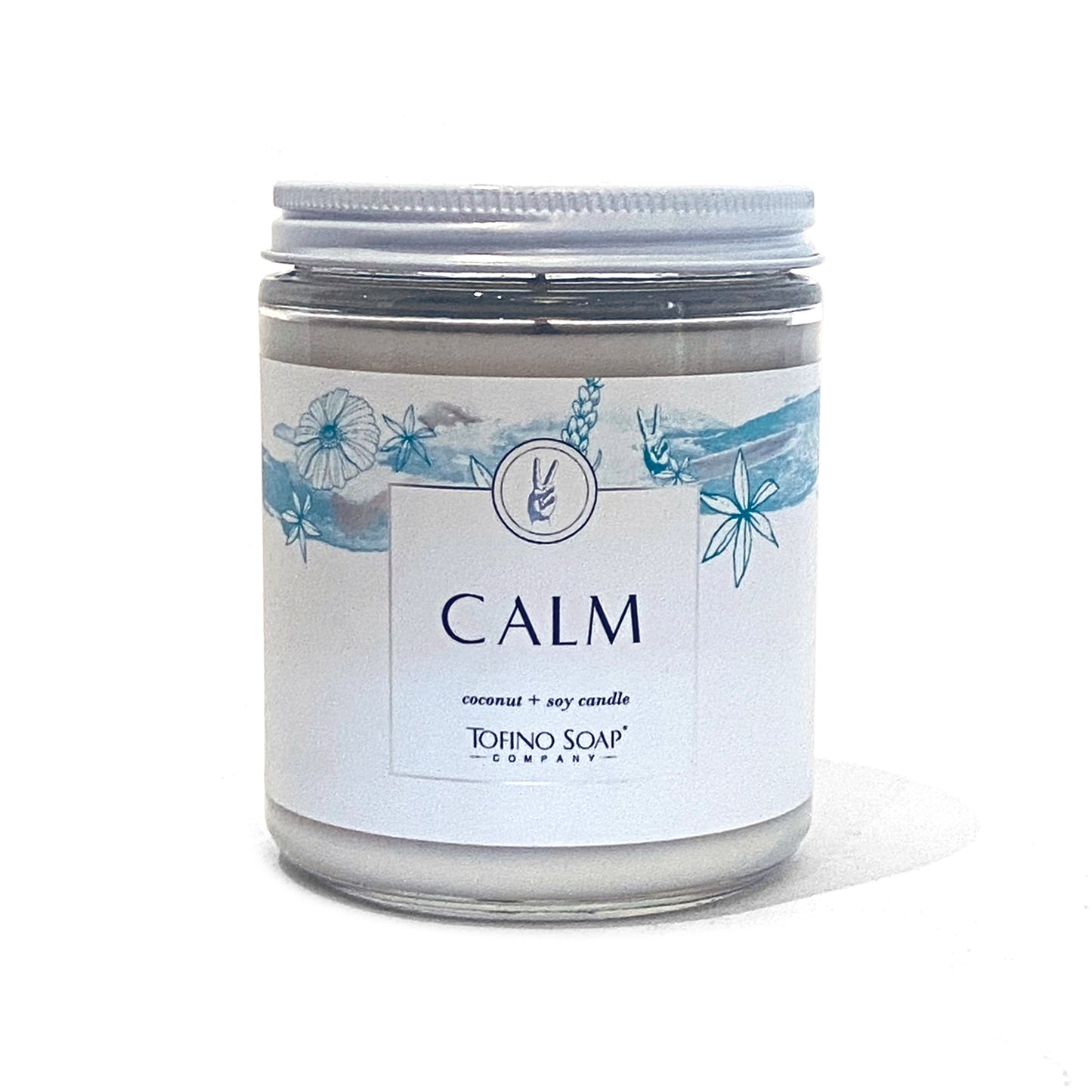 TSC | Calm Natural Candle Glass