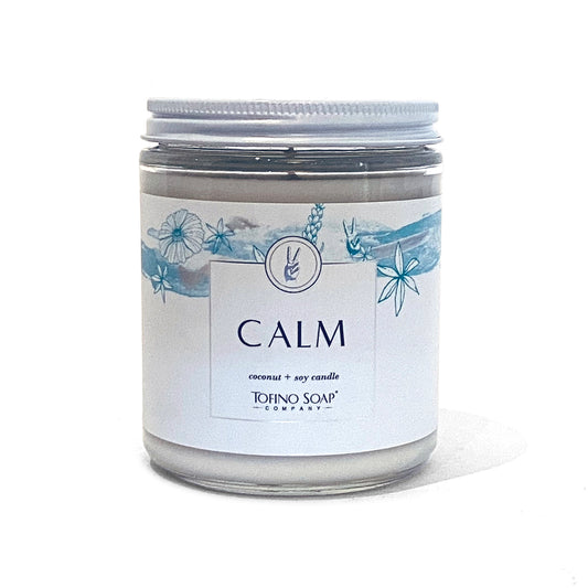 TSC | Calm Natural Candle Glass