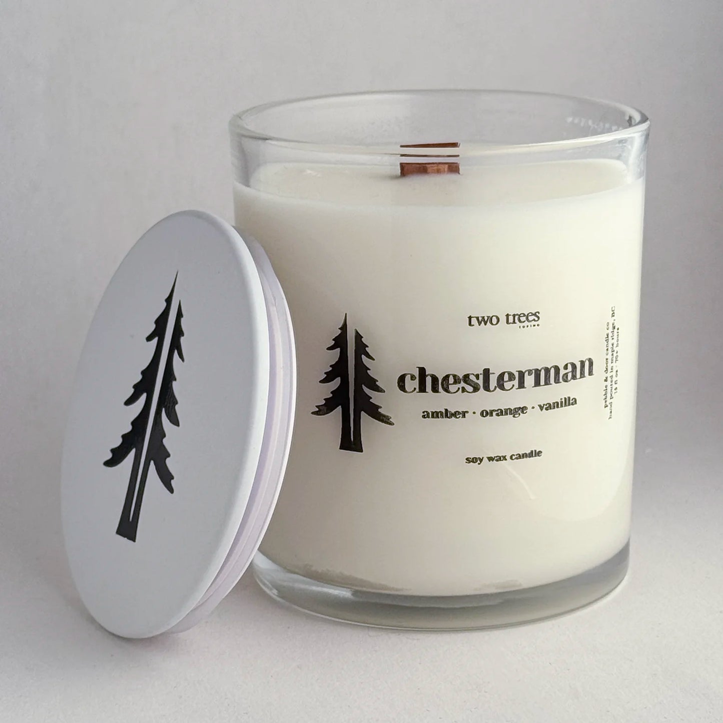 Two Trees x P&D | Glass Candle with Lid
