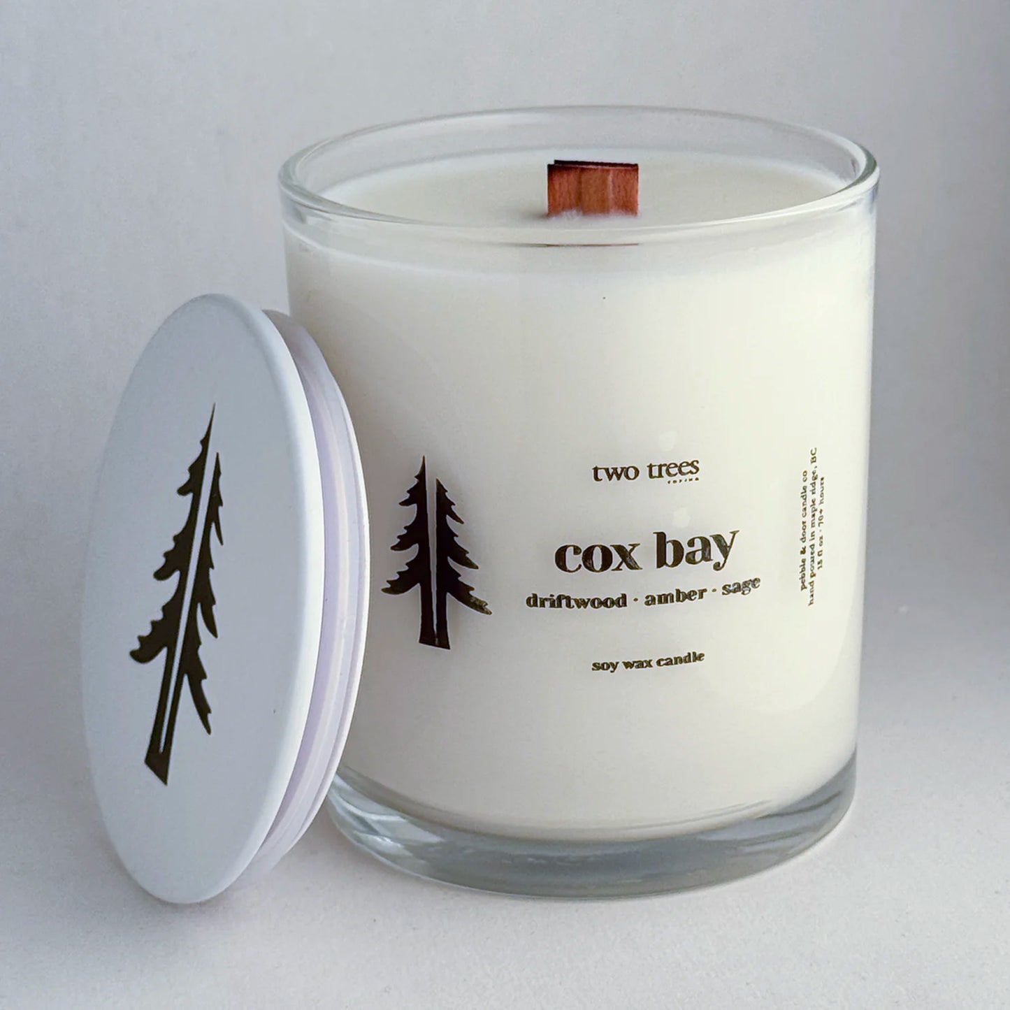 Two Trees x P&D | Glass Candle with Lid