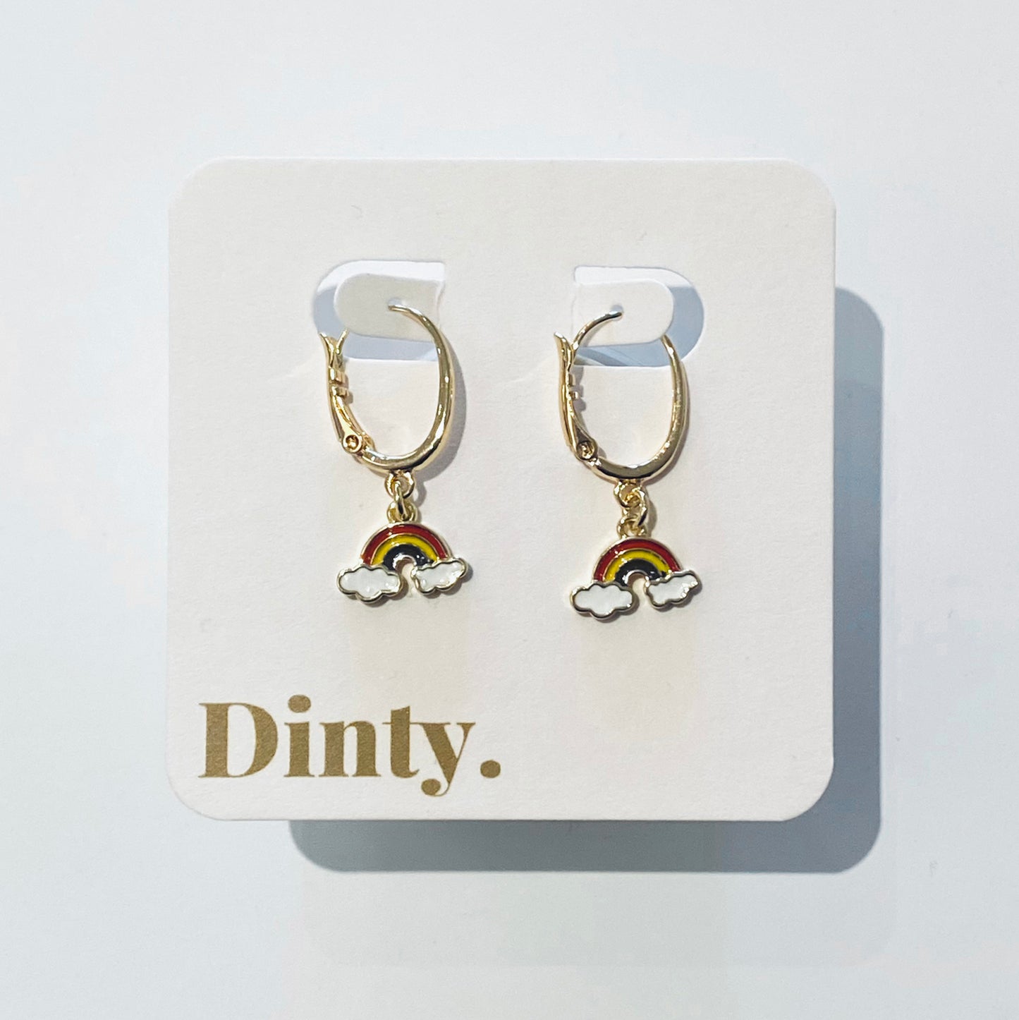 Dinty Designs | Rainbow Dangle Earrings